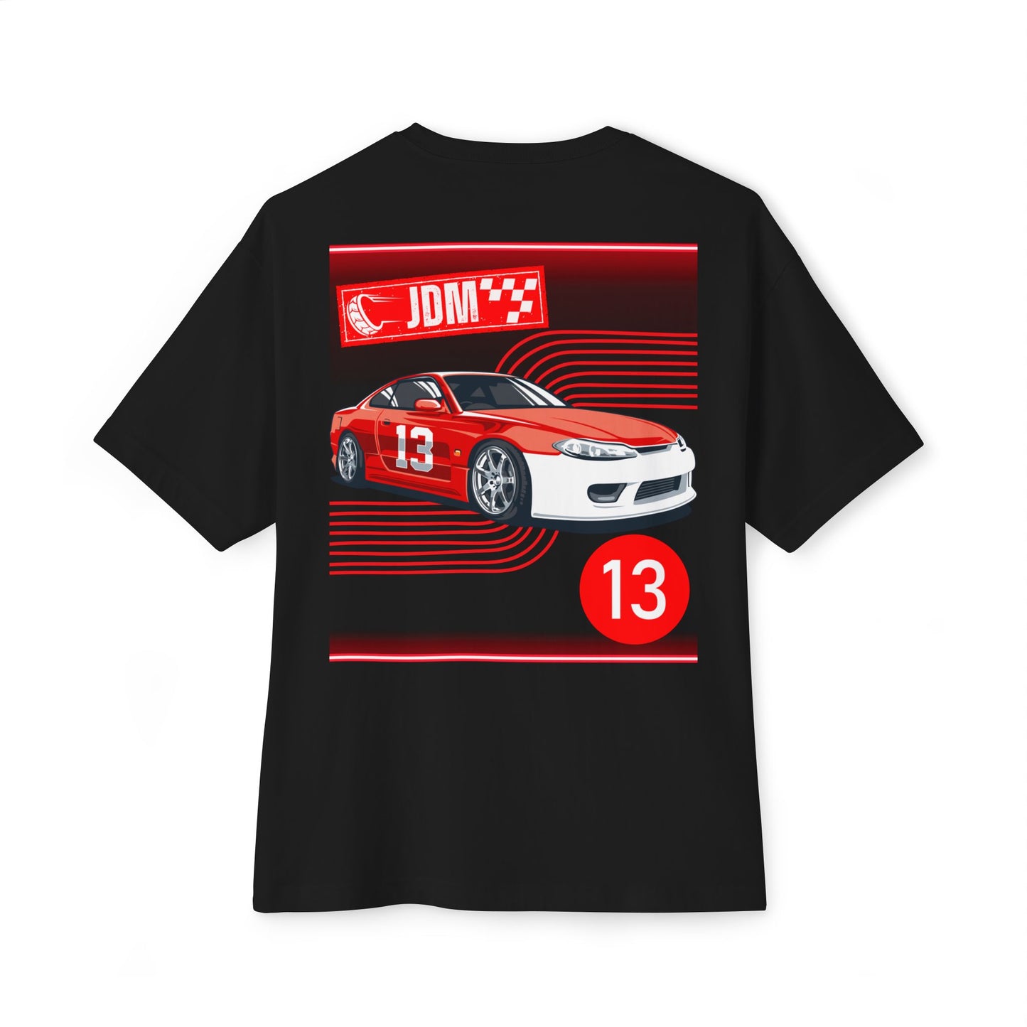 JDM Red 13 Oversized Tee