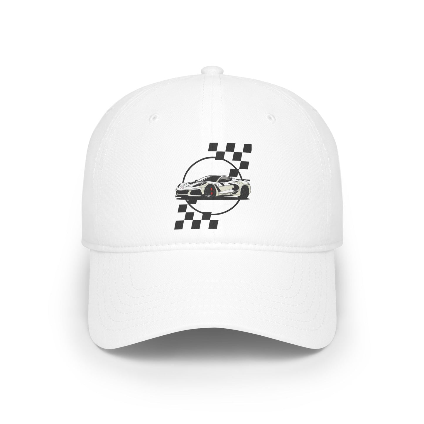 White Corvette Baseball Cap