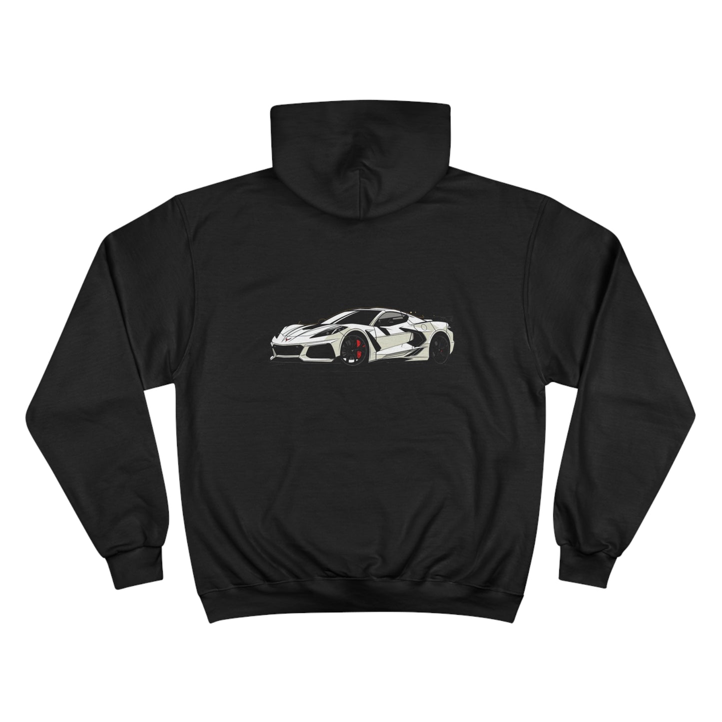 White Corvette Champion Hoodie