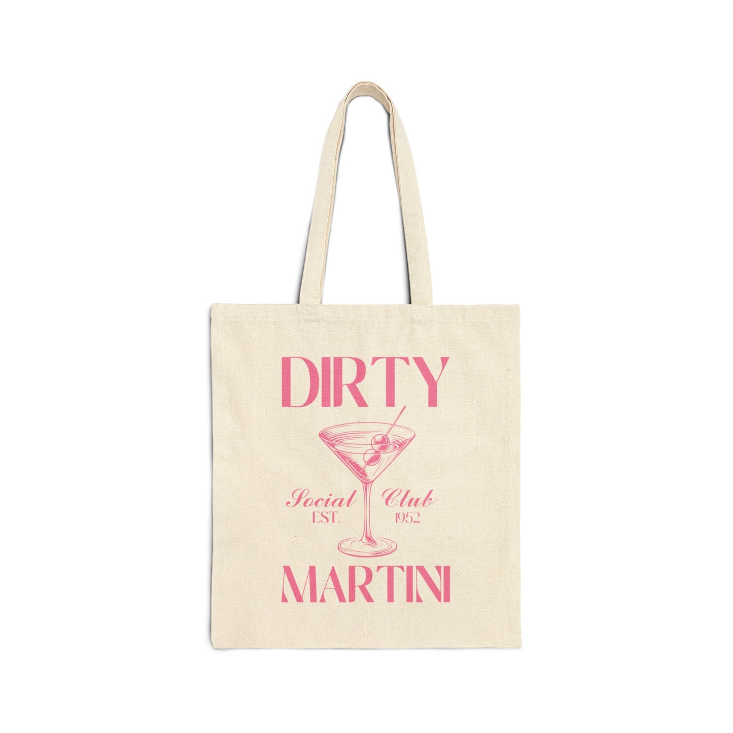 Dirty Martini Cotton Canvas Tote Bag