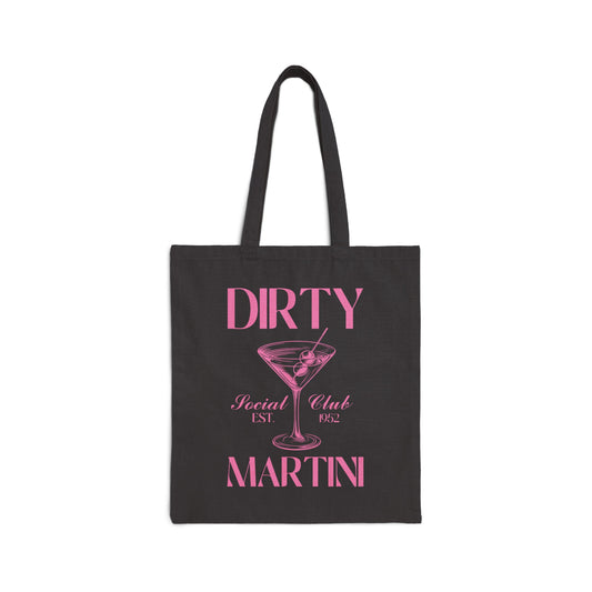 Dirty Martini Cotton Canvas Tote Bag