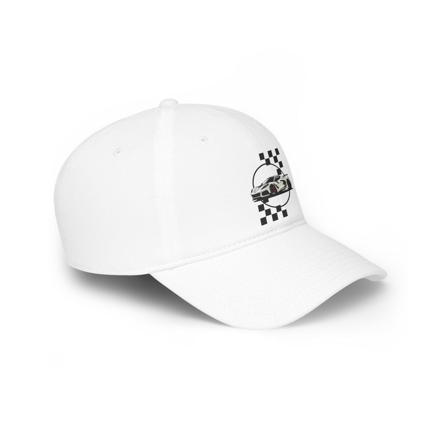 White Corvette Baseball Cap