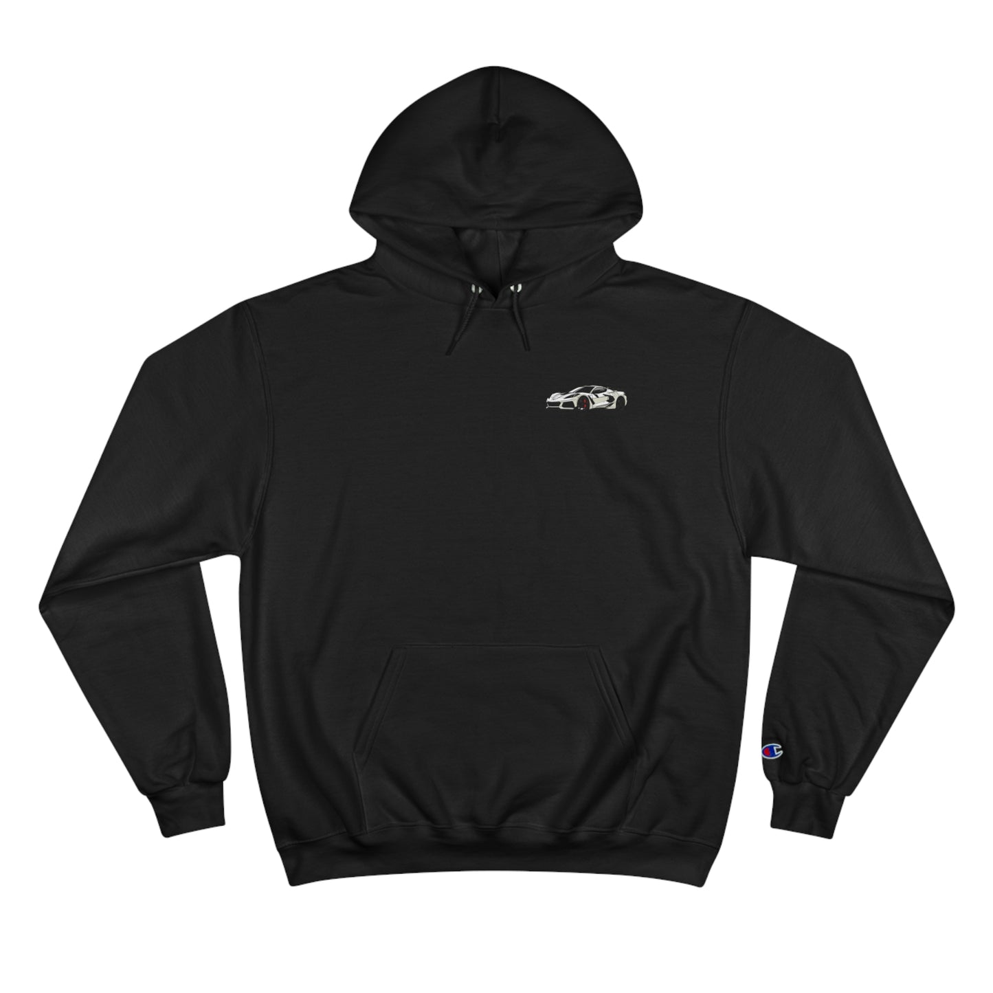 White Corvette Champion Hoodie