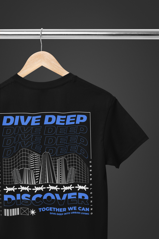 Dive Deep Streetwear Oversized Tee