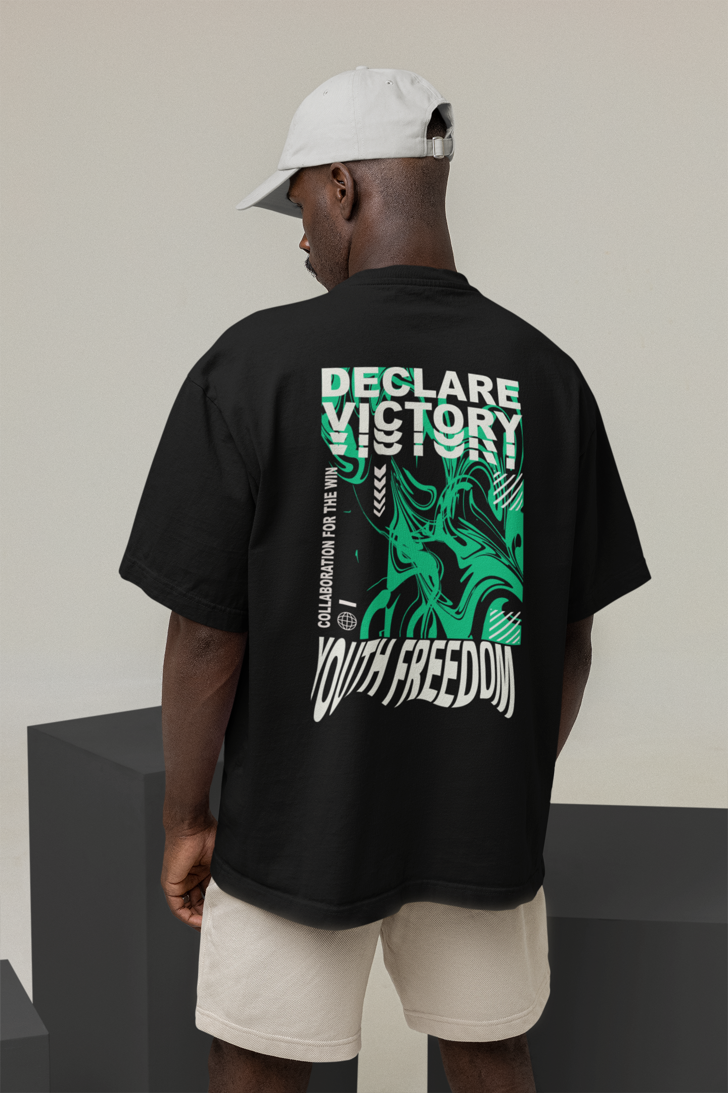 Declare Victory Streetwear Oversized Tee