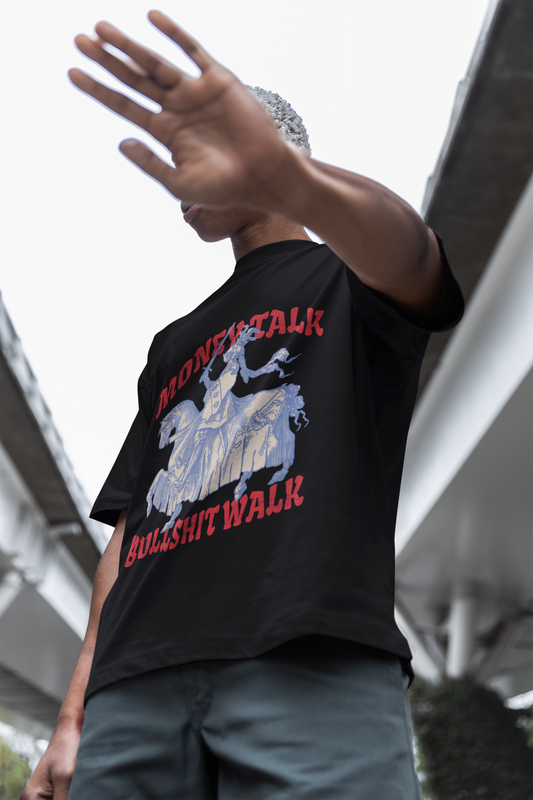 Money Talk Streetwear Oversized Tee