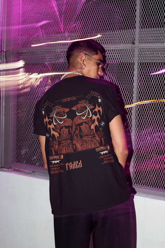 Faded Streetwear Oversized Tee